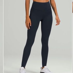 Lululemon Base Pace High Rise Leggings 6 Navy